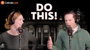 Adam and Haylee on CatholicLink.org Podcast