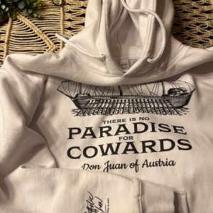 There Is No Paradise for Cowards White Hoodie